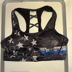 Curves and combatboots sports bra